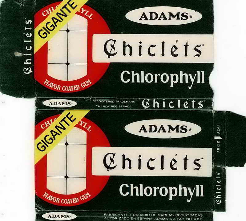 CHICLETS box pellets