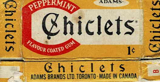 CHICLETS box pellets