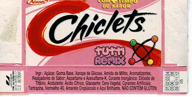 CHICLETS box pellets