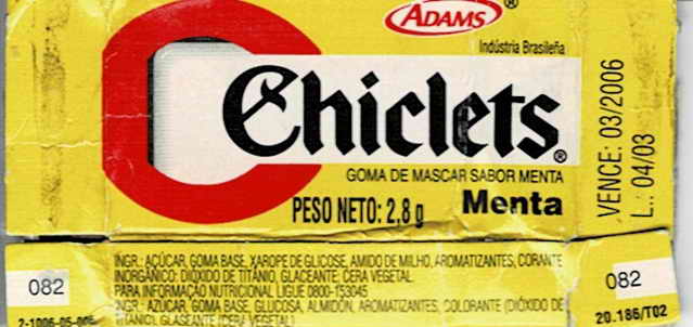 CHICLETS box pellets