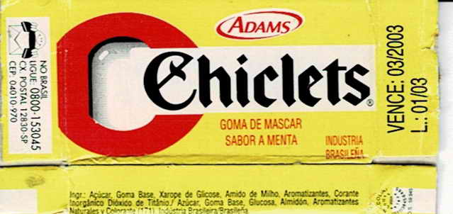 CHICLETS box pellets