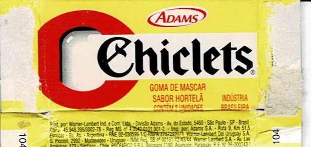 CHICLETS box pellets