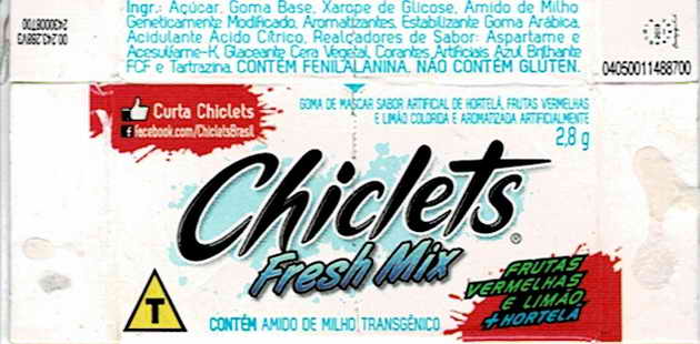 CHICLETS box pellets