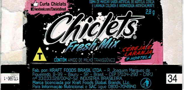 CHICLETS box pellets