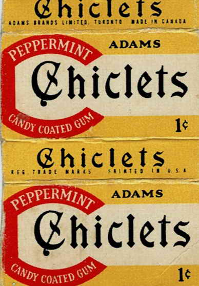 CHICLETS box pellets