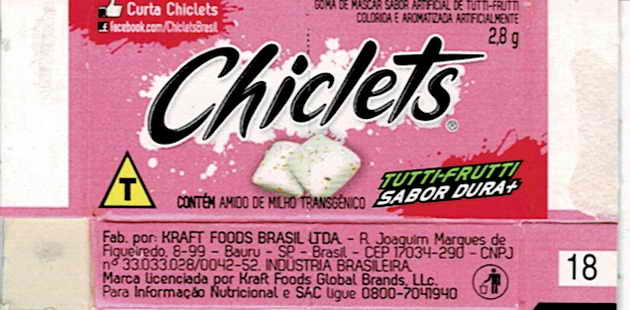 CHICLETS box pellets