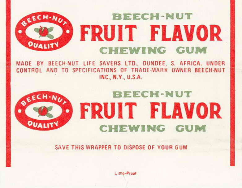 South Africa – Beech-Nut