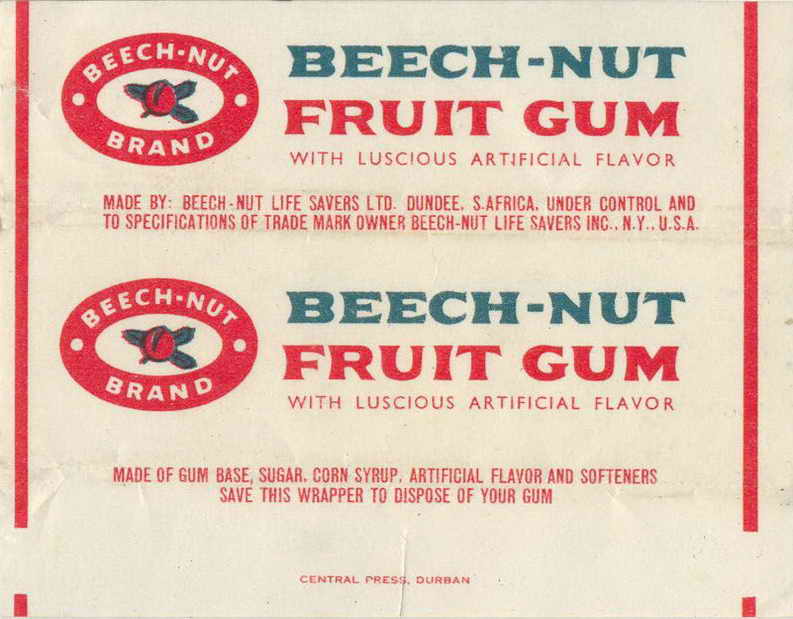 South Africa – Beech-Nut