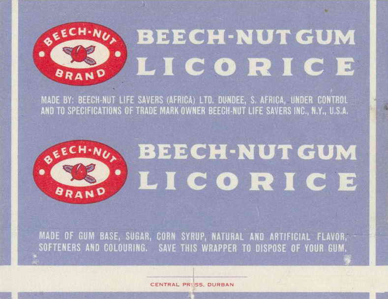 South Africa – Beech-Nut