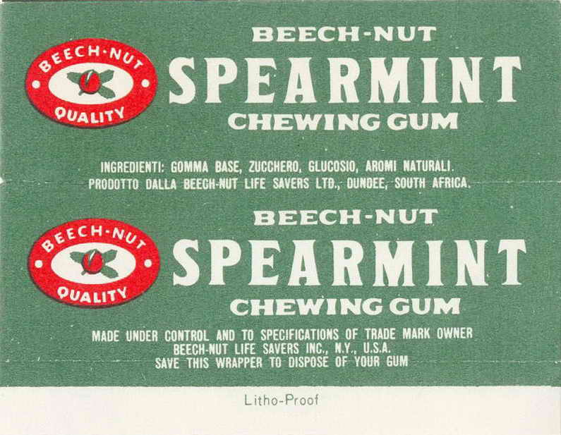 South Africa – Beech-Nut