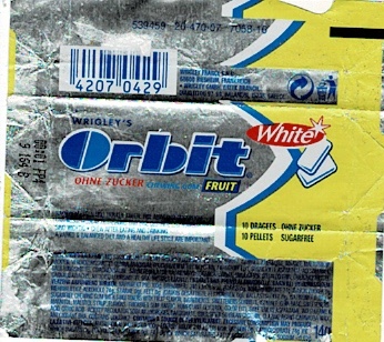 Orbit Wrigley/pellets/