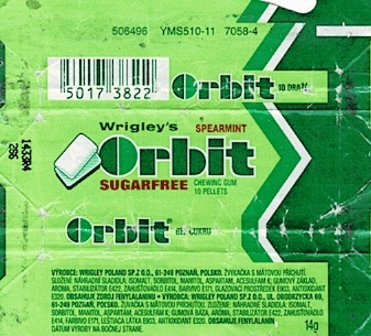 Orbit Wrigley Poland/dragee/