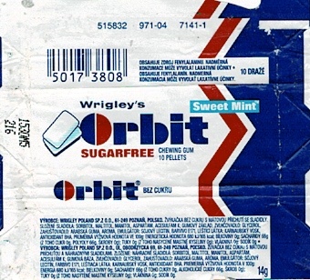 Orbit Wrigley Poland/dragee/