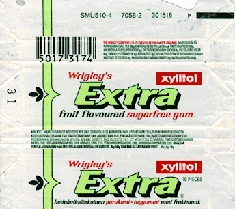 Extra Wrigley England/dragee/