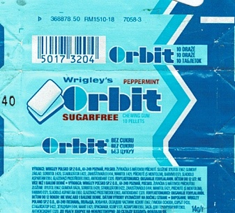 Orbit Wrigley Poland/dragee/