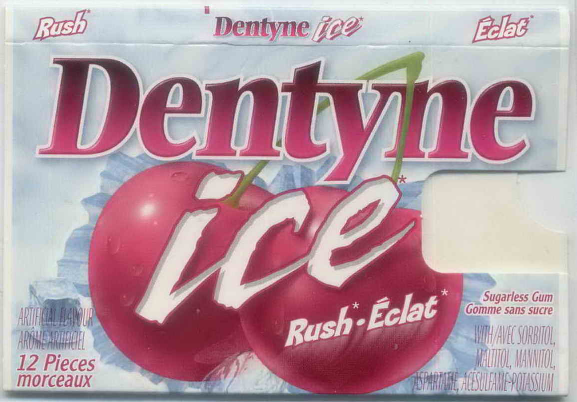 DENTYNE blister pellets Canada