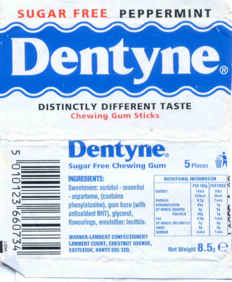 Dentyne ministicks